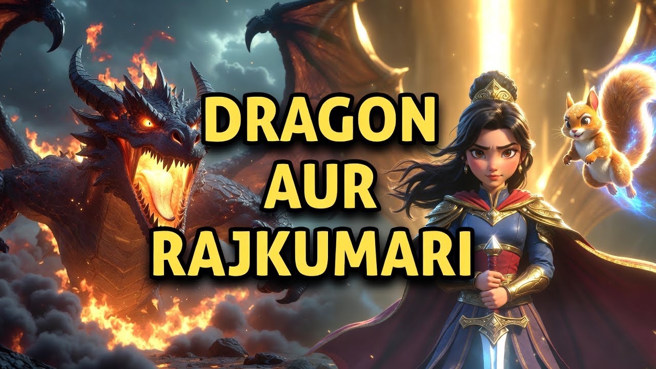 dragon aur rajkumari,ड्रैगन और राजकुमारी | साहस, क्षमा और जादू की प्रेरक कहानी