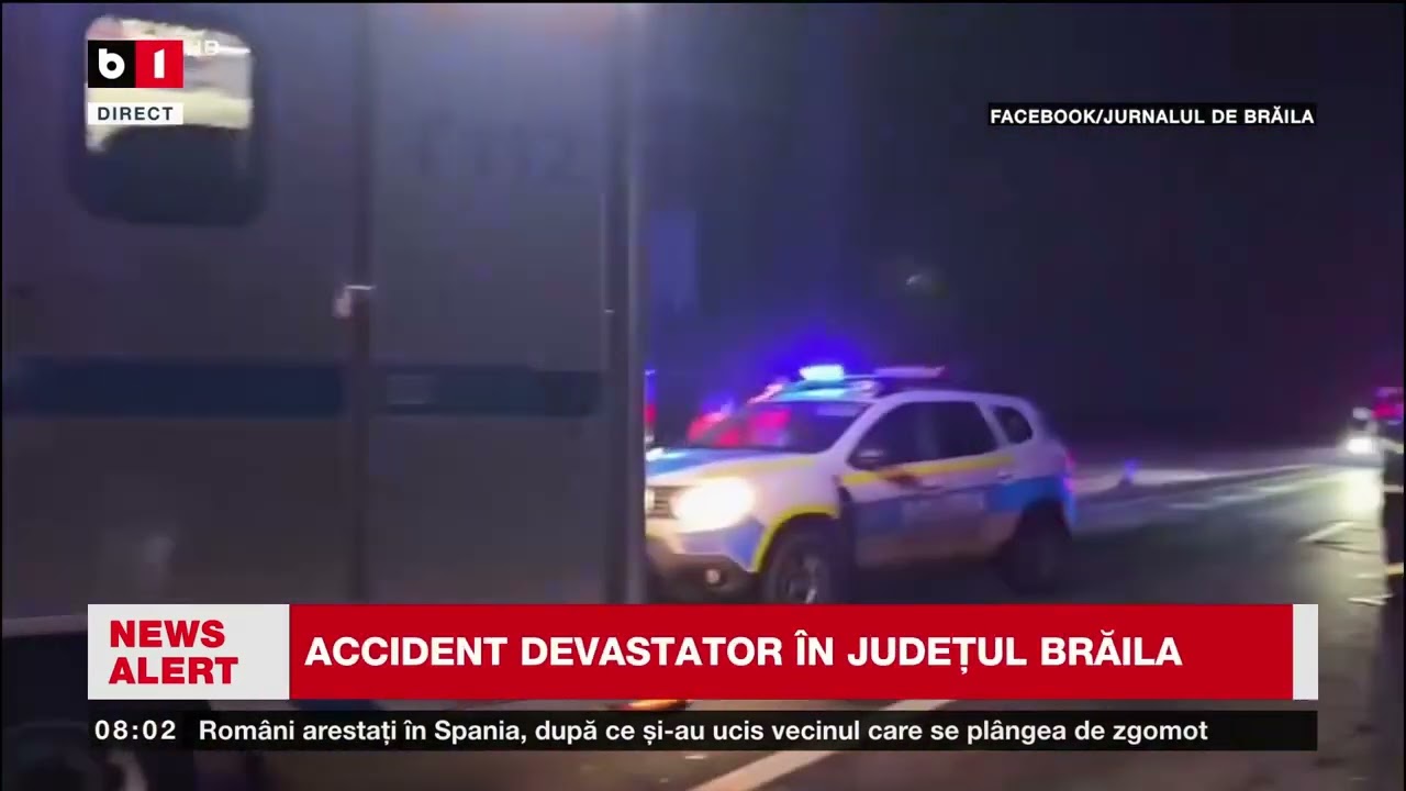 TRAGEDIE PE UN DRUM DIN BRĂILA_Știri B1TV_24 febr. 2026