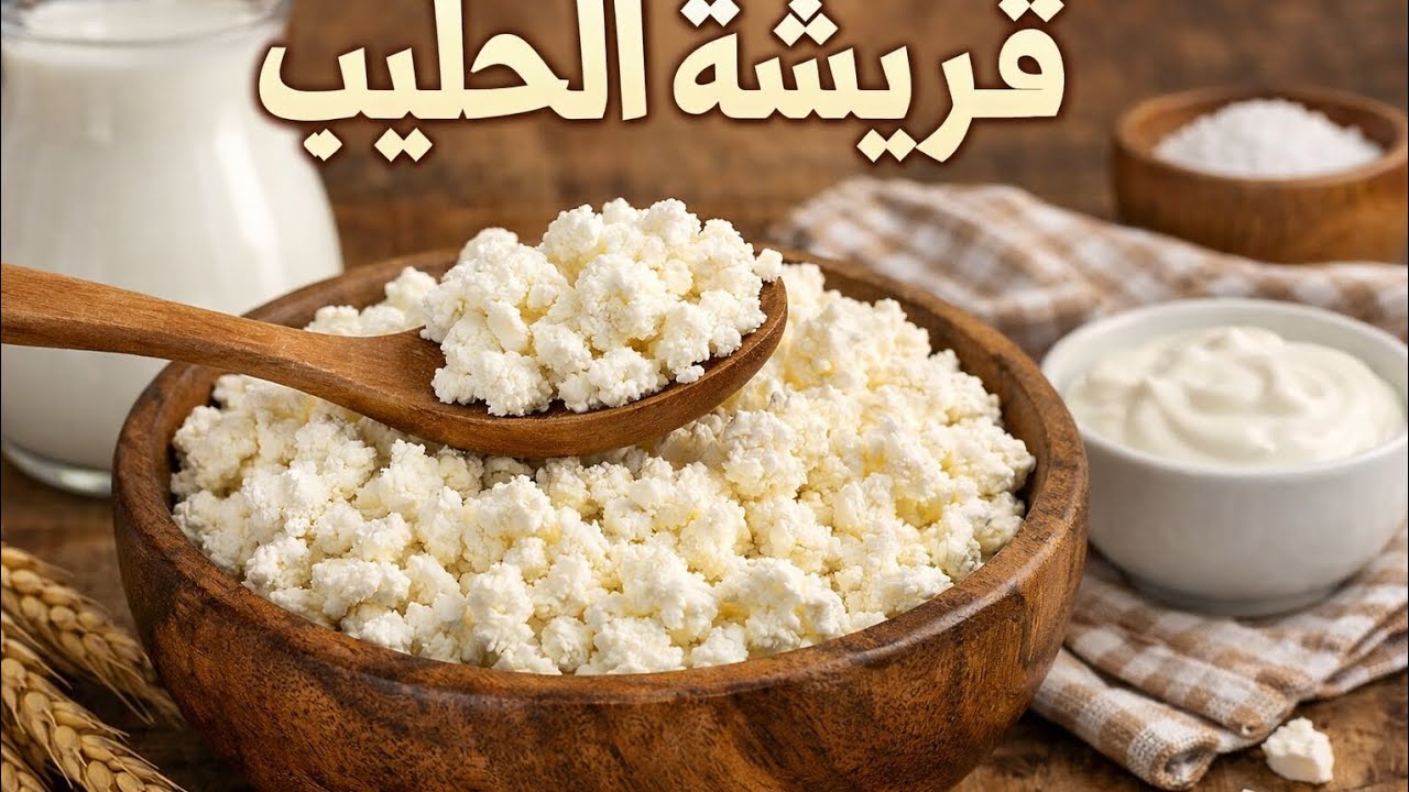 قريشة الحليب الأصلية 🤍من لتر حليب فقط وطعم بجنن