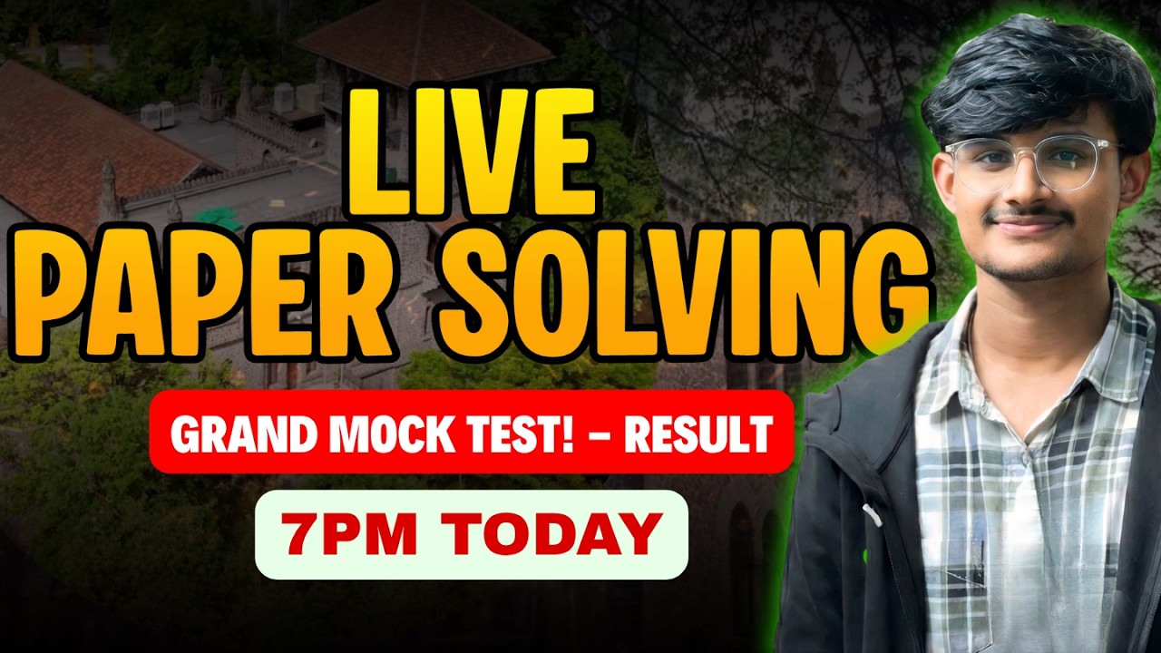 GMT RESULT & LIVE PAPER SOLVING | Grand Mock Test 🔥