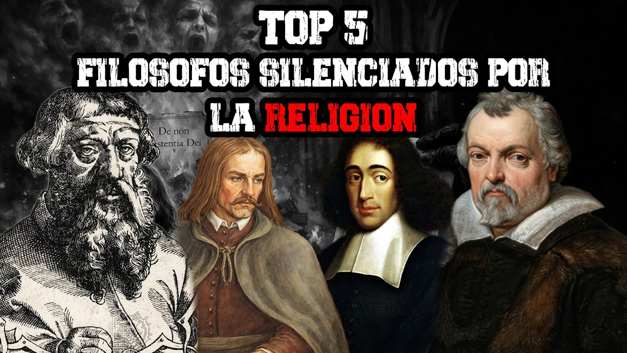 Top 5: Filósofos PROHIBIDOS que las RELIGIONES Quisieron SILENCIAR