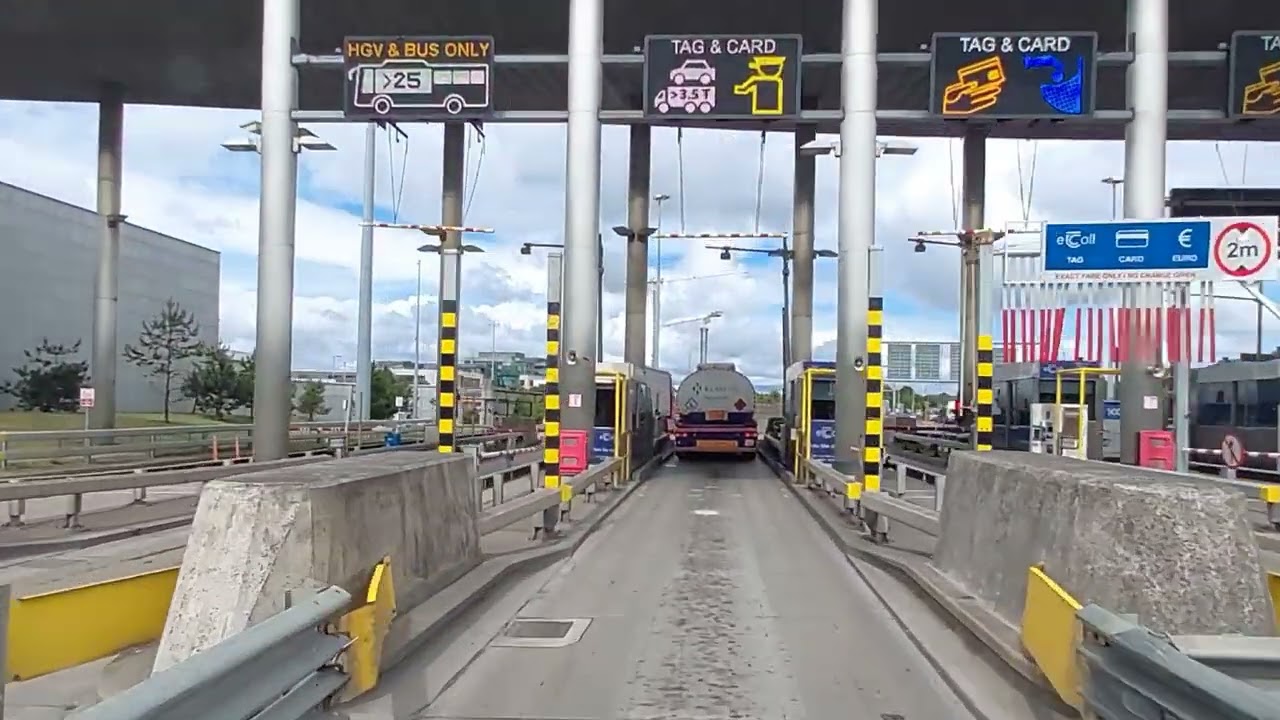 Ireland Dublin Port tunnel M50 South