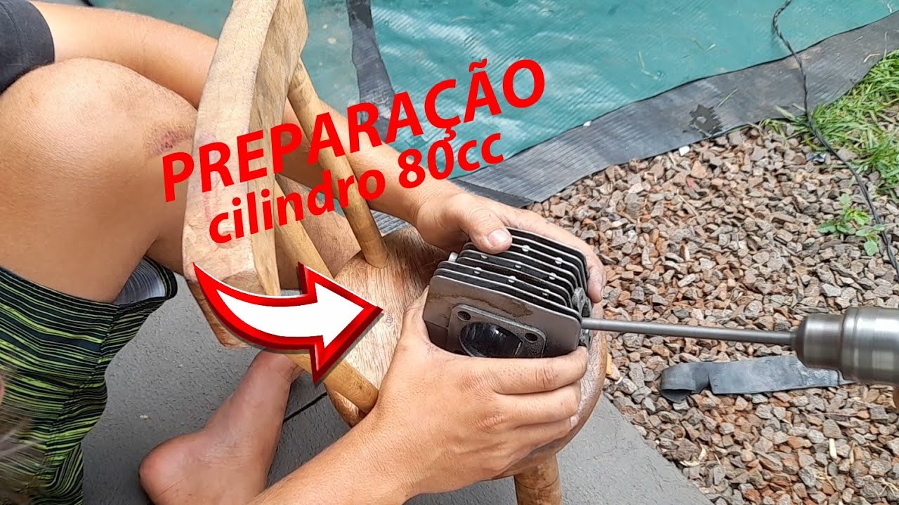 Preparação do Cilindro 80cc para Aumentar a Potência da Bike! 🔥