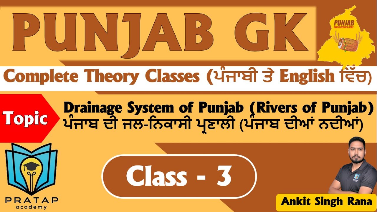 Day 3 | Rivers of Punjab | Punjab Geography | Punjab GK for Punjab Police, Patwari, Fireman, Clerk