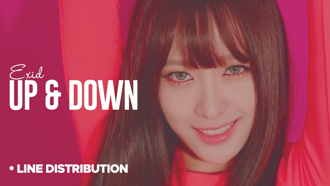 EXID - Up & Down: Line Distribution
