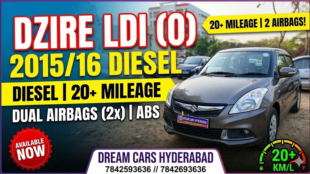 #Dzire 2015/16 Diesel LDI (O) 7842593636//7842693636