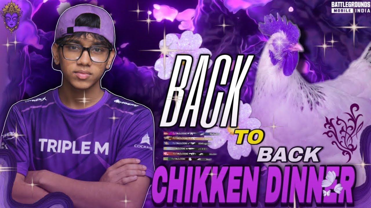 PRO GRIND SCRIMS BACK TO BACK CHICKEN DINNER | BGMI | tripleM🧞‍♂️
