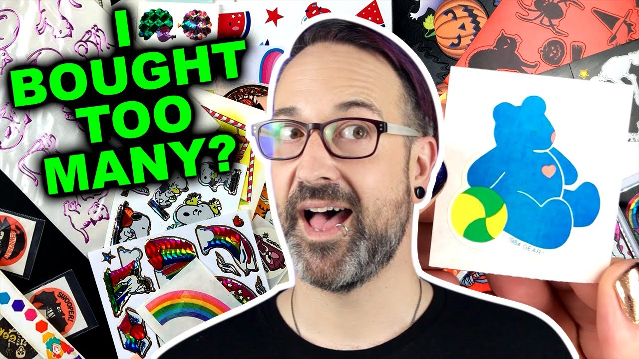 Mail Day Part 2 | Online Shopping Vintage Sticker Haul