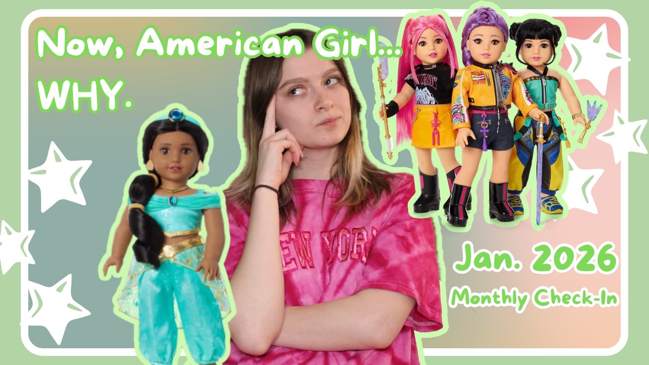 monthly check-in #1 ☆ | reviewing january 2026 releases from american girl