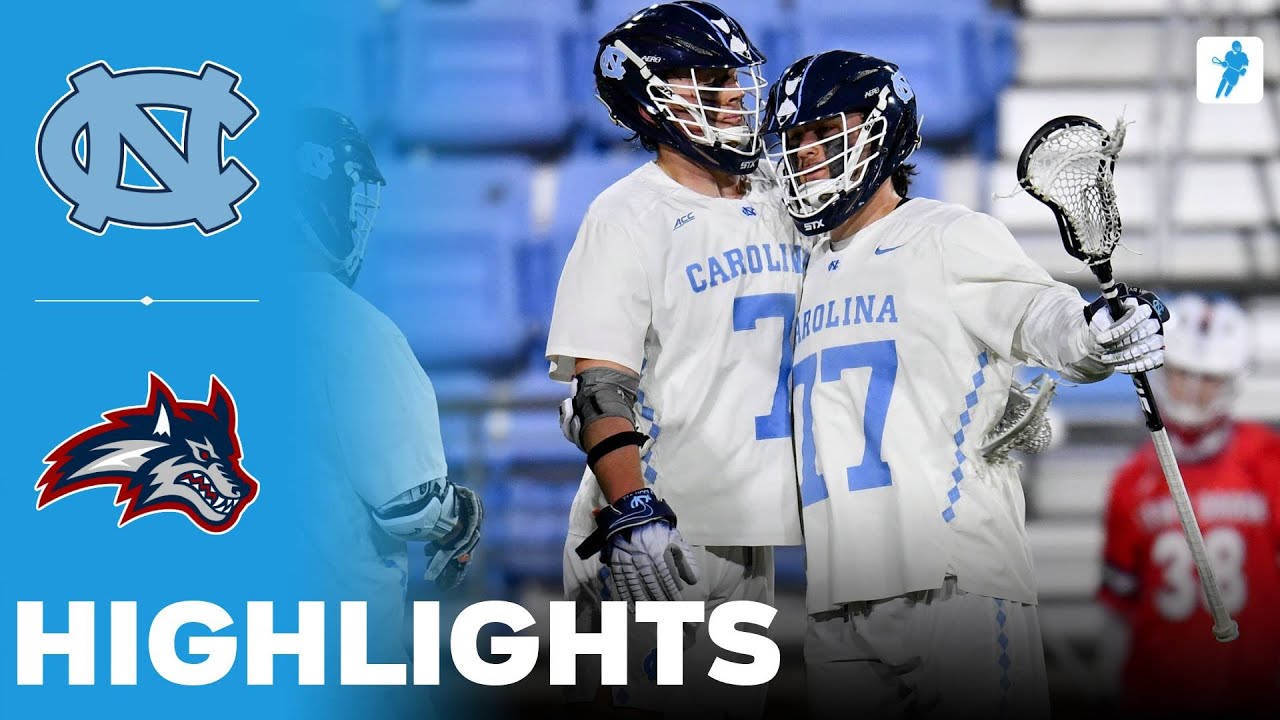 North Carolina vs Stony Brook | NCAA College Lacrosse | Highlights - February 14, 2025