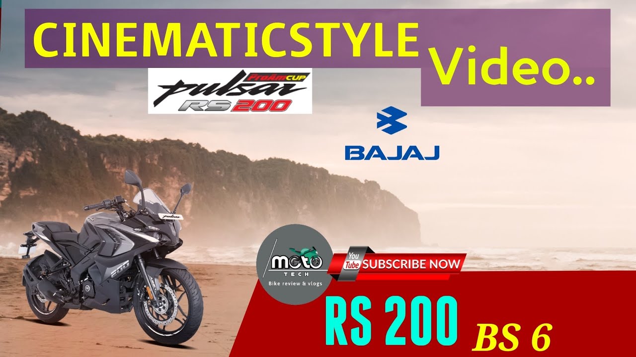 Pulsar RS 200 Bs6 Cinematicstyle Cuts Video | Bajaj | Whatsapp Status | #Bajaj #Rs200#Cinematicstyle