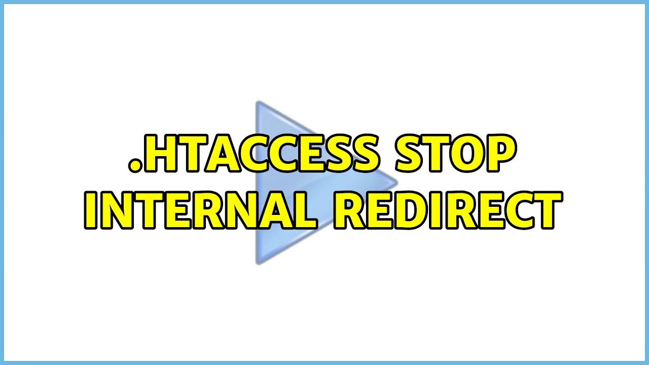 .htaccess stop internal redirect
