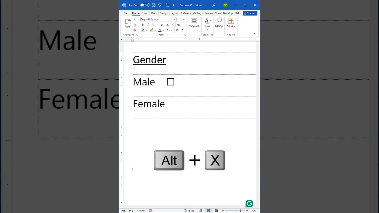 How to Insert Checkboxes in Microsoft Word Easy Steps  #wordtips #shorts