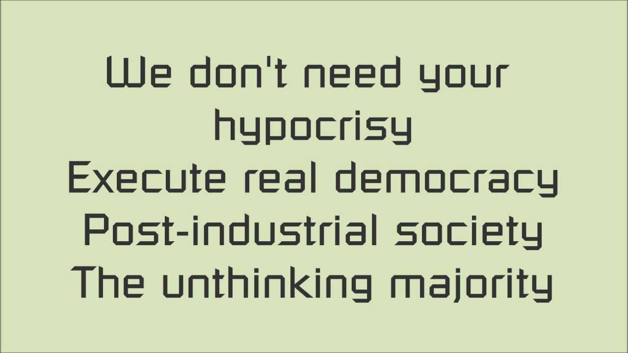 The Unthinking Majority - Serj Tankian lyrics