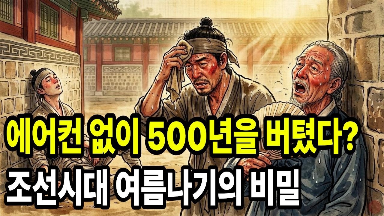 [한국사] 에어컨 없이 500년을 버텼다? 조선시대 여름나기의 비밀