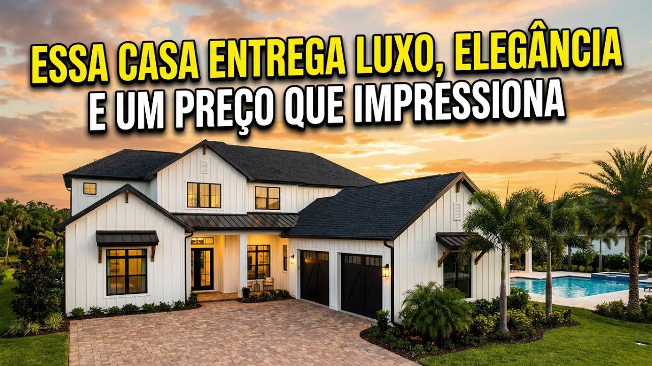 Essa Casa Entrega Luxo, Elegância e Preço que Impressiona