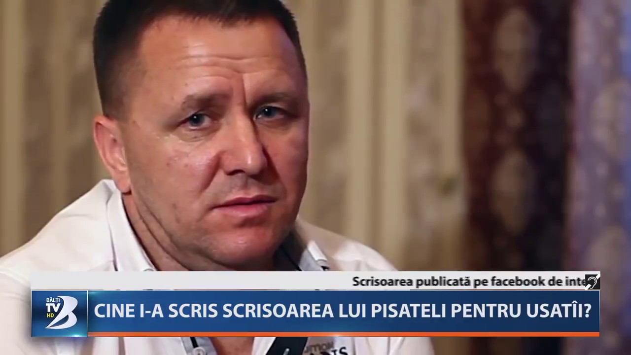 CINE I-A SCRIS SCRISOAREA LUI PISATELI PENTRU USATÎI?