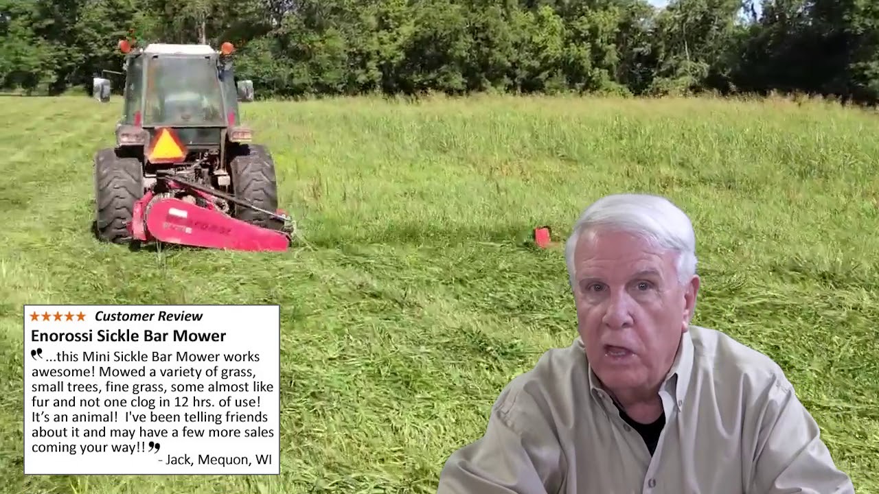 Enorossi BF270H Double Blade Sickle Bar Mower Review
