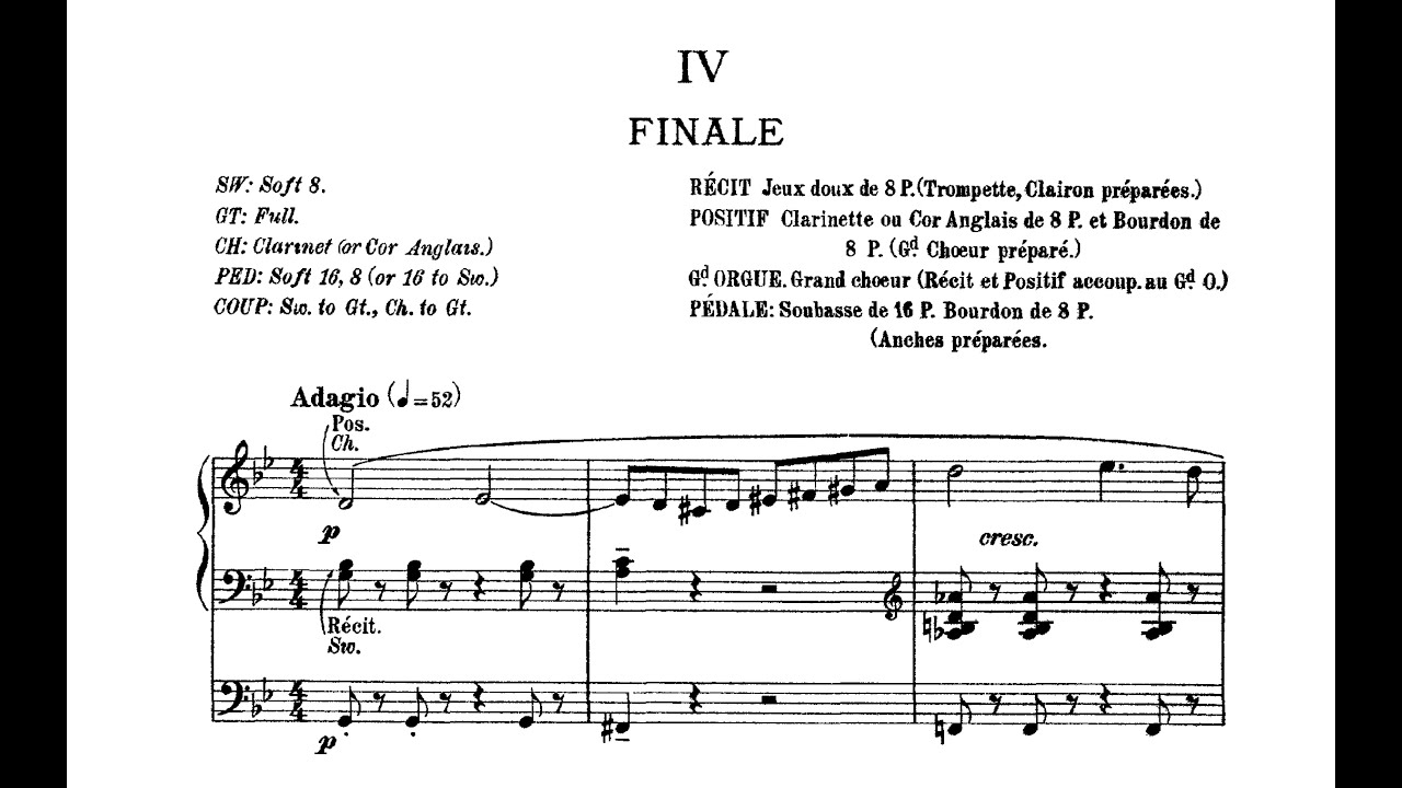 Guilmant: 4. Sonate op. 61 - IV. Finale