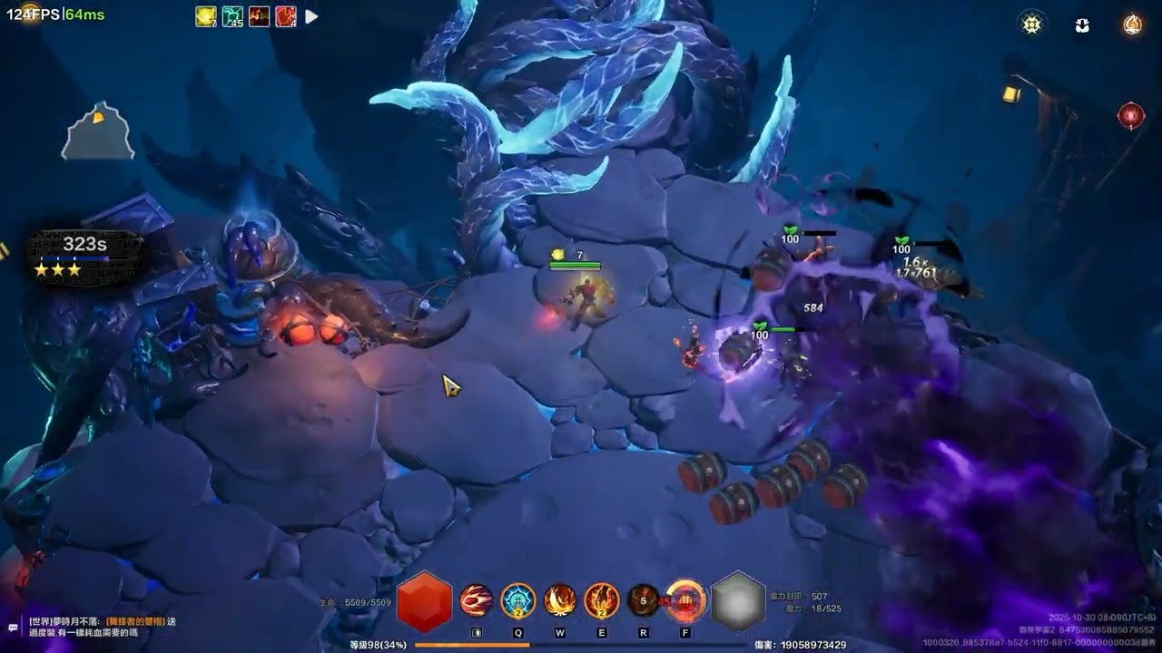 火炬之光 : 無限 SS10 疊界賽季 巔峰對決21層3星 通關 Torchlight: Infinite SS10  槍3熾炎穿彈