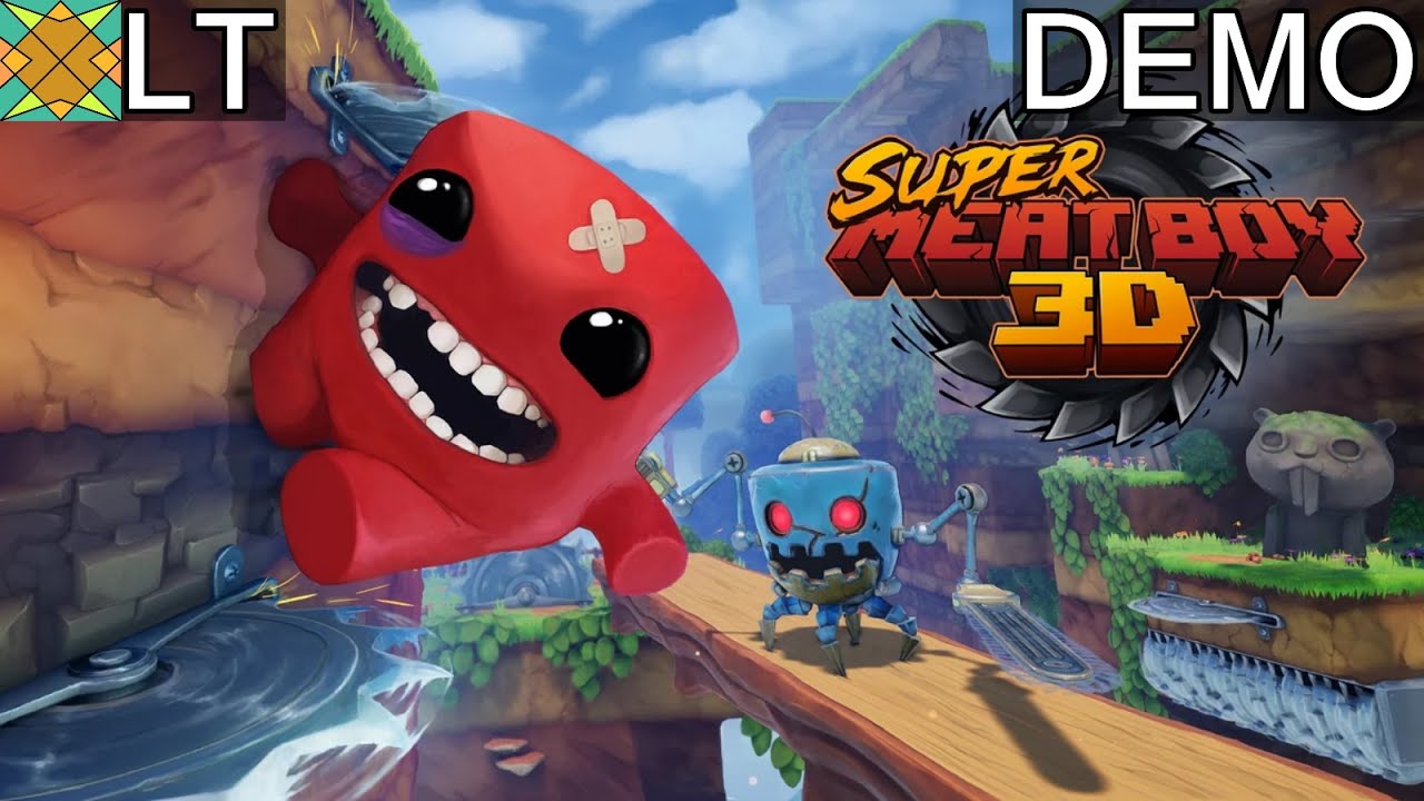 Let's Try Super Meat Boy 3D (Demo)
