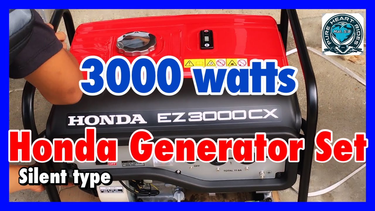Honda | EZ3000CX | Generator Set | 3000 watts | 3.0 KVA