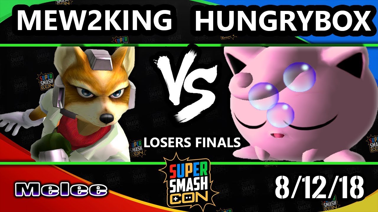 SSC 2018 SSBM - FOX MVG | Mew2King (Fox) Vs. Liquid`Hungrybox (Jigglypuff) - Smash Melee LF