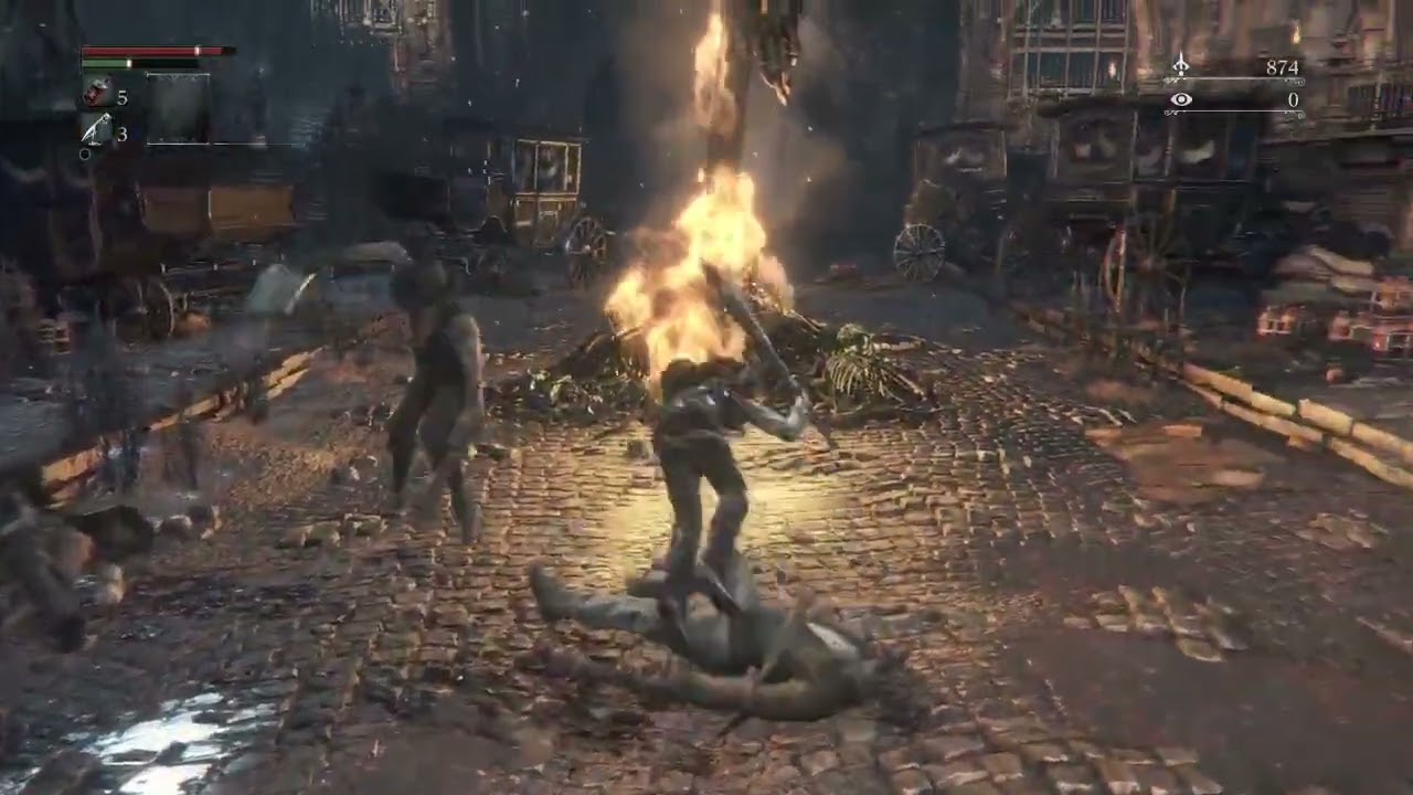 First time playing Bloodborne part 2 | Getting into the swing of things 