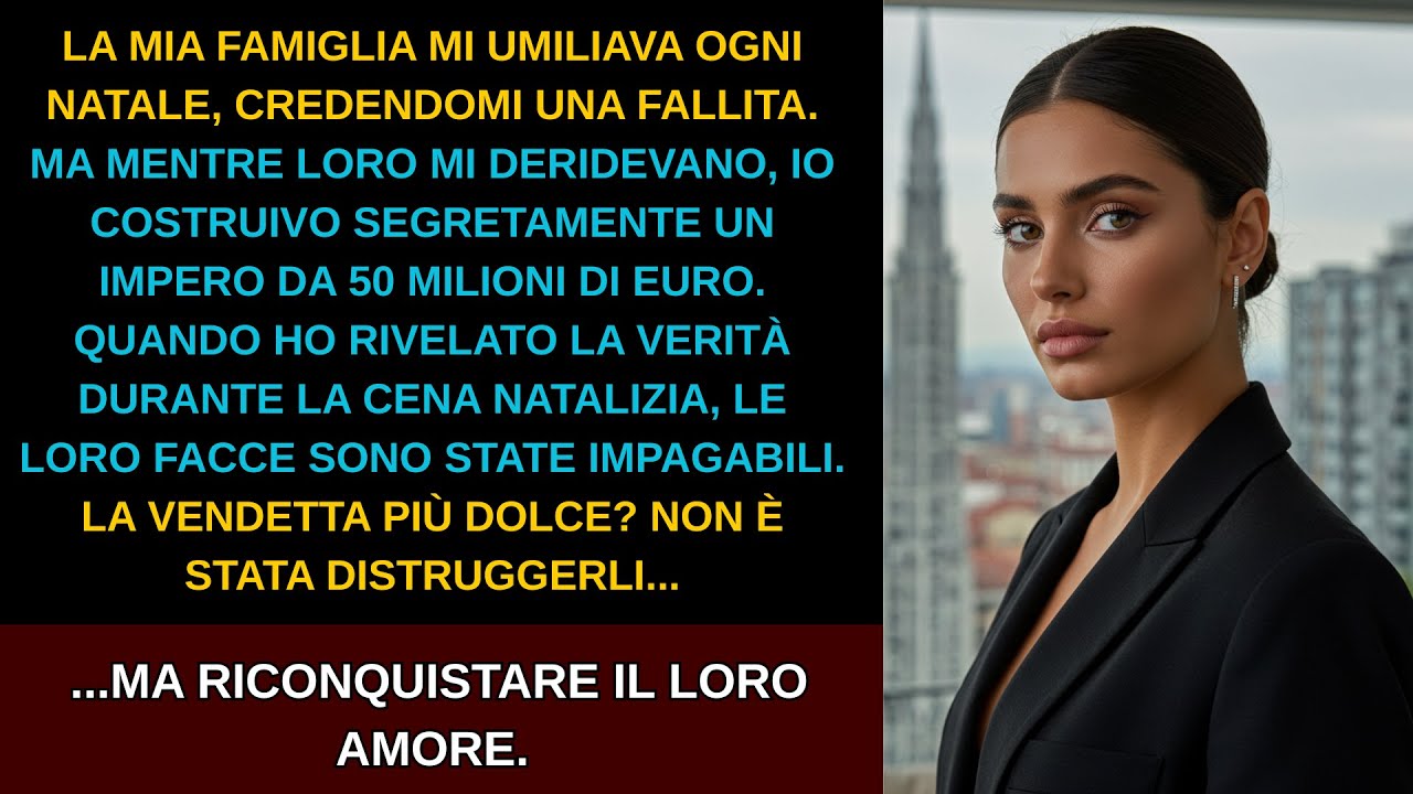 LA VENDETTA PI&Ugrave; DOLCE DELL'ANNO! La famiglia mi ha derisa, ora bramano la mia ricchezza
