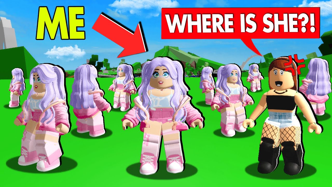 Using CLONES to CHEAT in Hide and Seek! (Roblox Brookhaven)