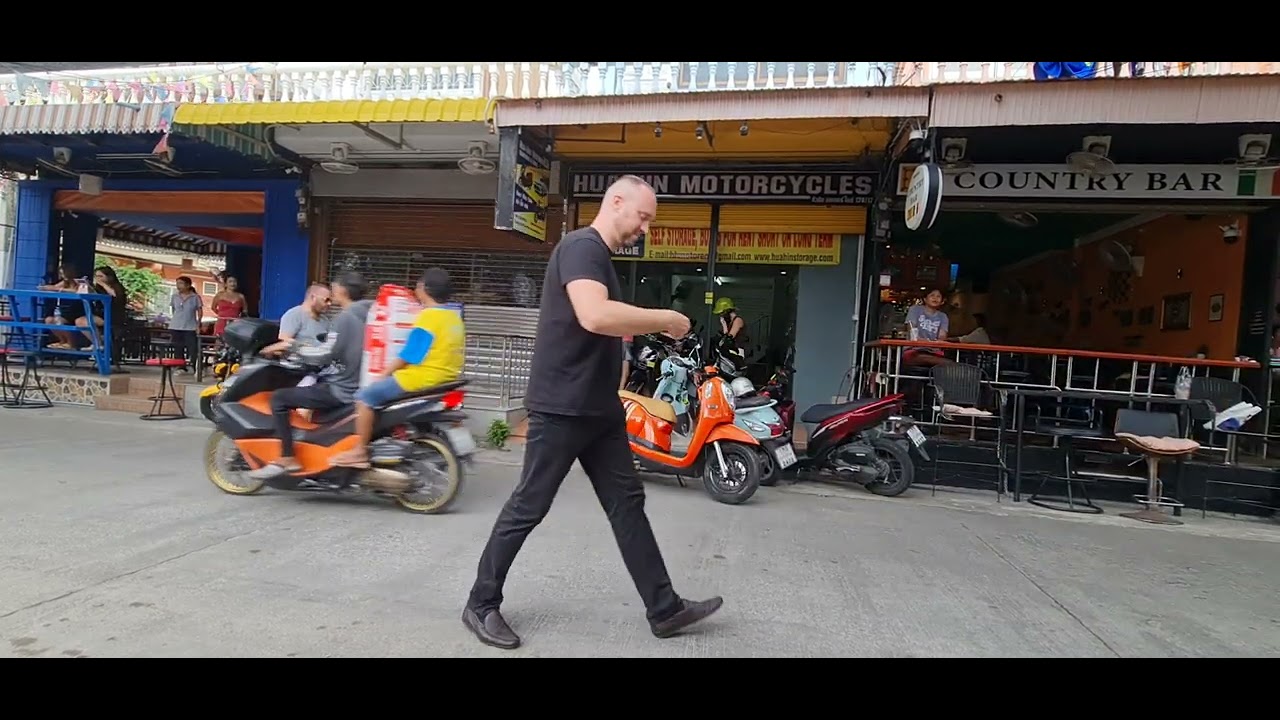 Hua Hin, Thailand, Friendly family rents scooters from Hua Hin Motorcycles