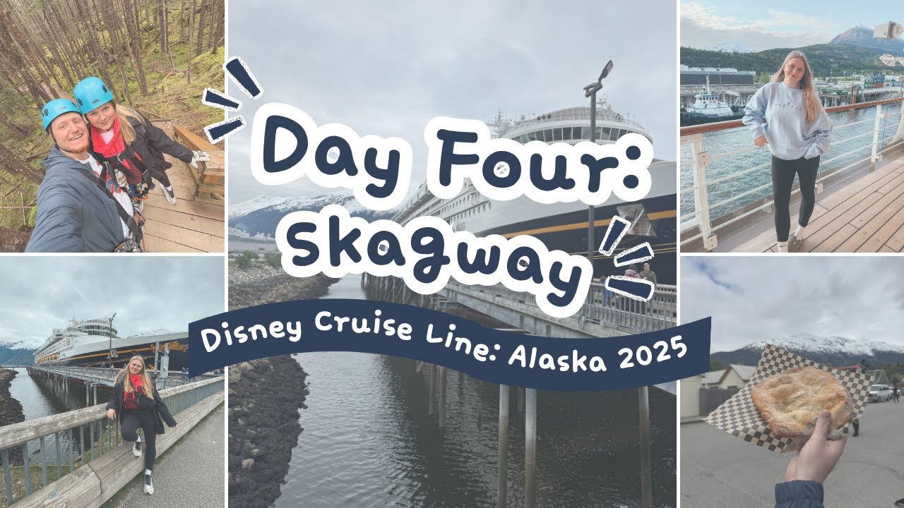 Disney Wonder in Skagway – White Pass Railway & Ziplining! I Disney Cruise to Alaska 2025 I Ep. 5