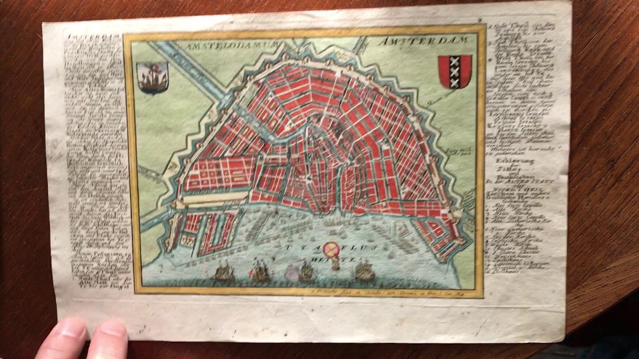 Amsterdam 1720s City Plan | Researching & Dating