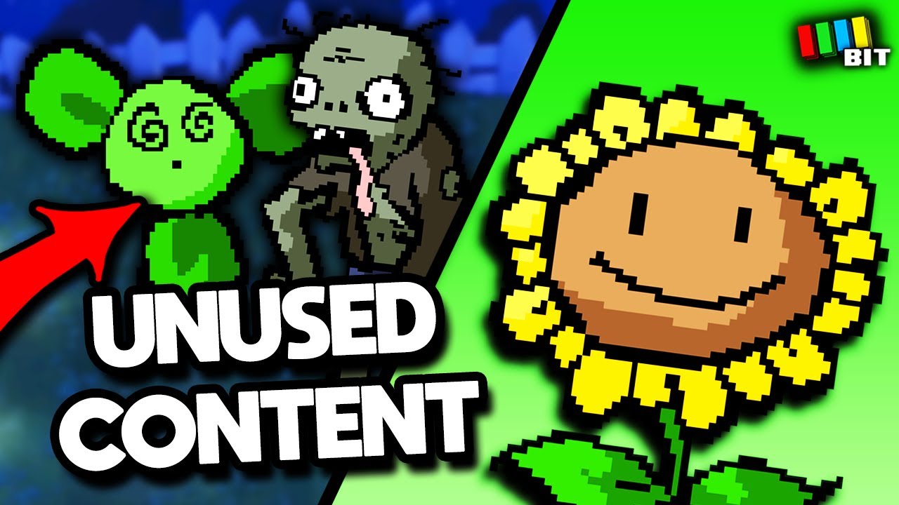 Plants vs. Zombies Unused BETA Graphics & Designs | LOST BITS [TetraBitGaming]