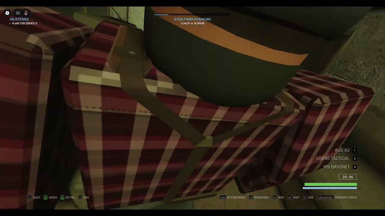 Stealthing Pushkino in roblox brm5