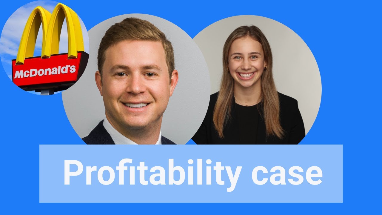 Profitability consulting case interview: McDonalds meal deal (w/ BCG & Bain Consultants)