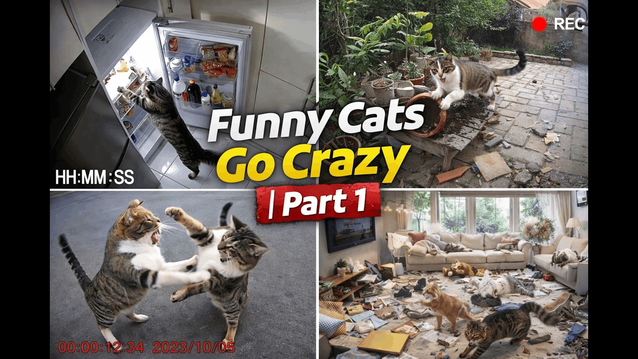 Funny Cats Go Crazy 😼 | Total House Destruction Compilation 🔥 | Part 1