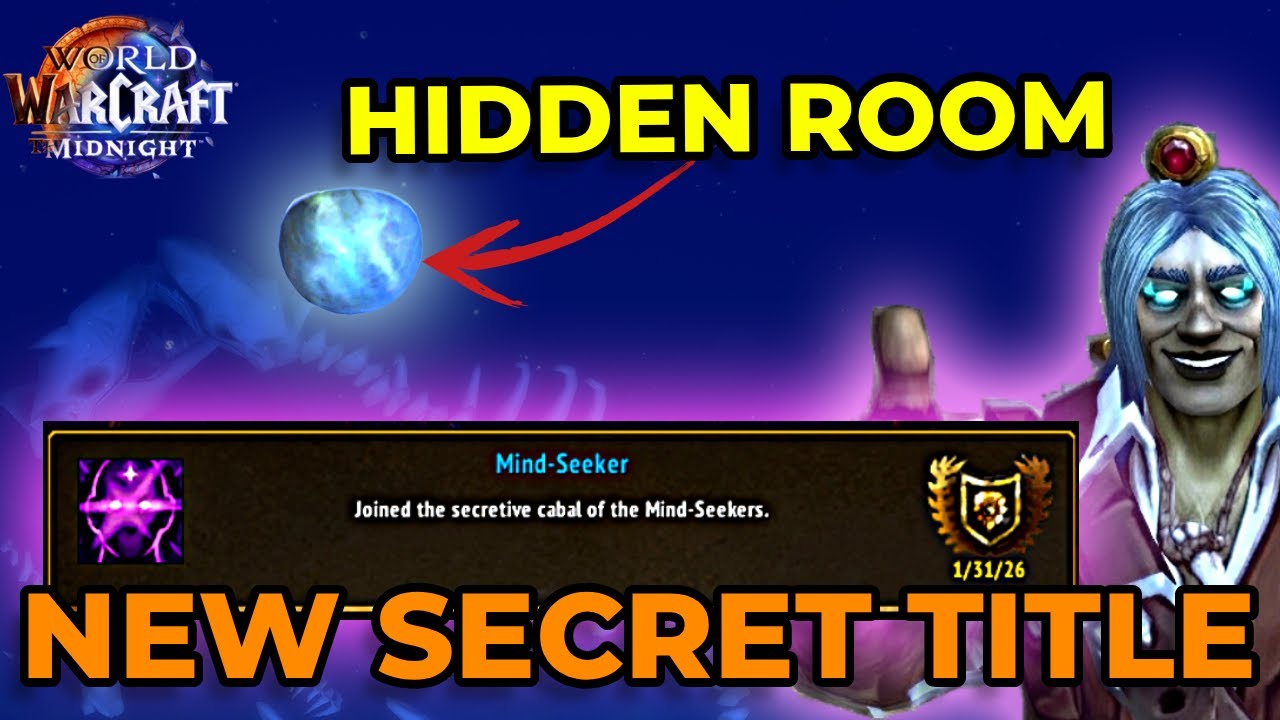 Unlock WoW's Hidden Mind-Seeker Title: Secret Vashj'ir Room Guide (The War Within Patch 12.0)