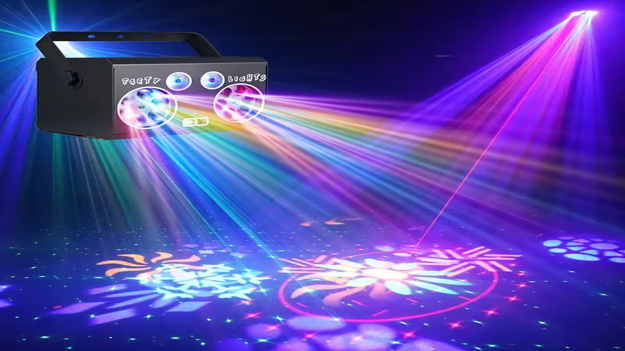 Moon Flower Led RGB + Laser Raio de Sol