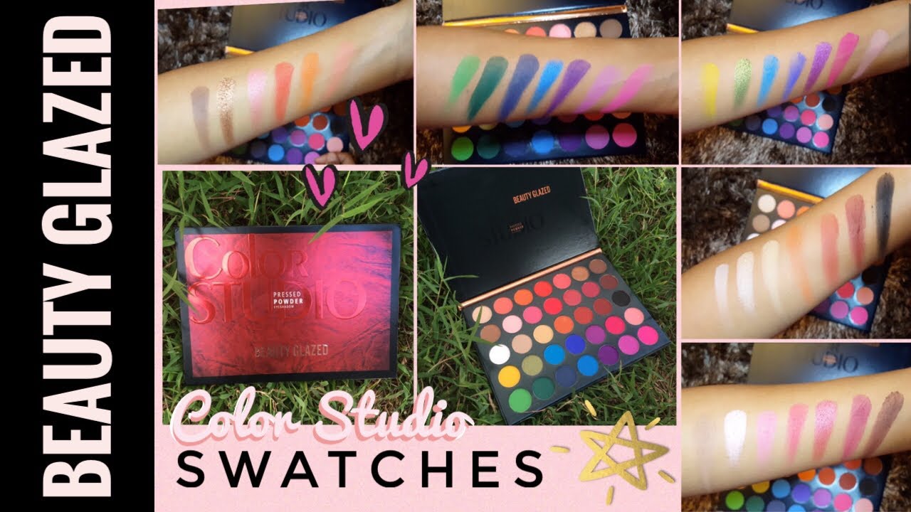 Beauty Glazed 35 Color Studio Palette Full Swatches
