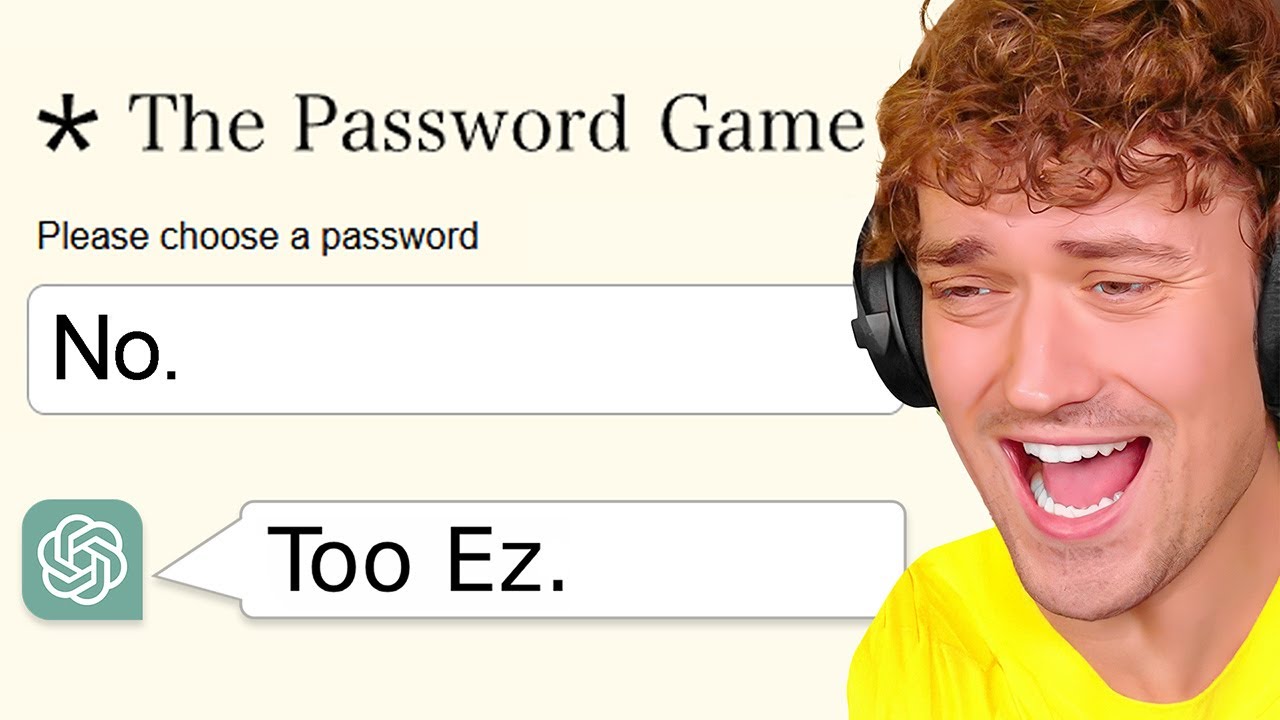 How We Beat The Password Game with AI!
