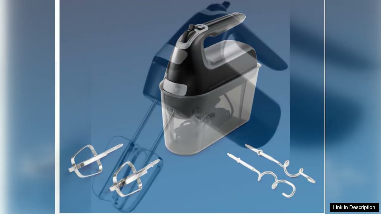 Oster 2109597 7 speed 250 Watt Classic Hand Mixer with Super Aerator Whisk Black