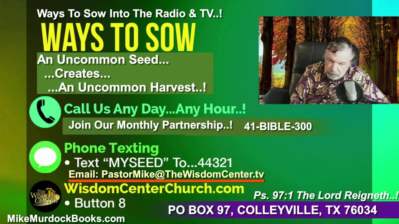 Tues, Feb. 3 - The Worship World Of Mike Murdock..!!