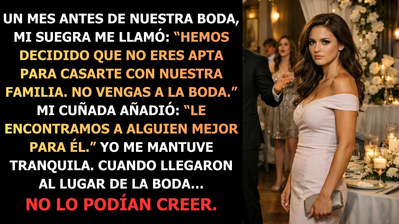 La Familia de Mi Prometido Me Desinvitó de Mi Propia Boda — Pero Cuando Llegaron…