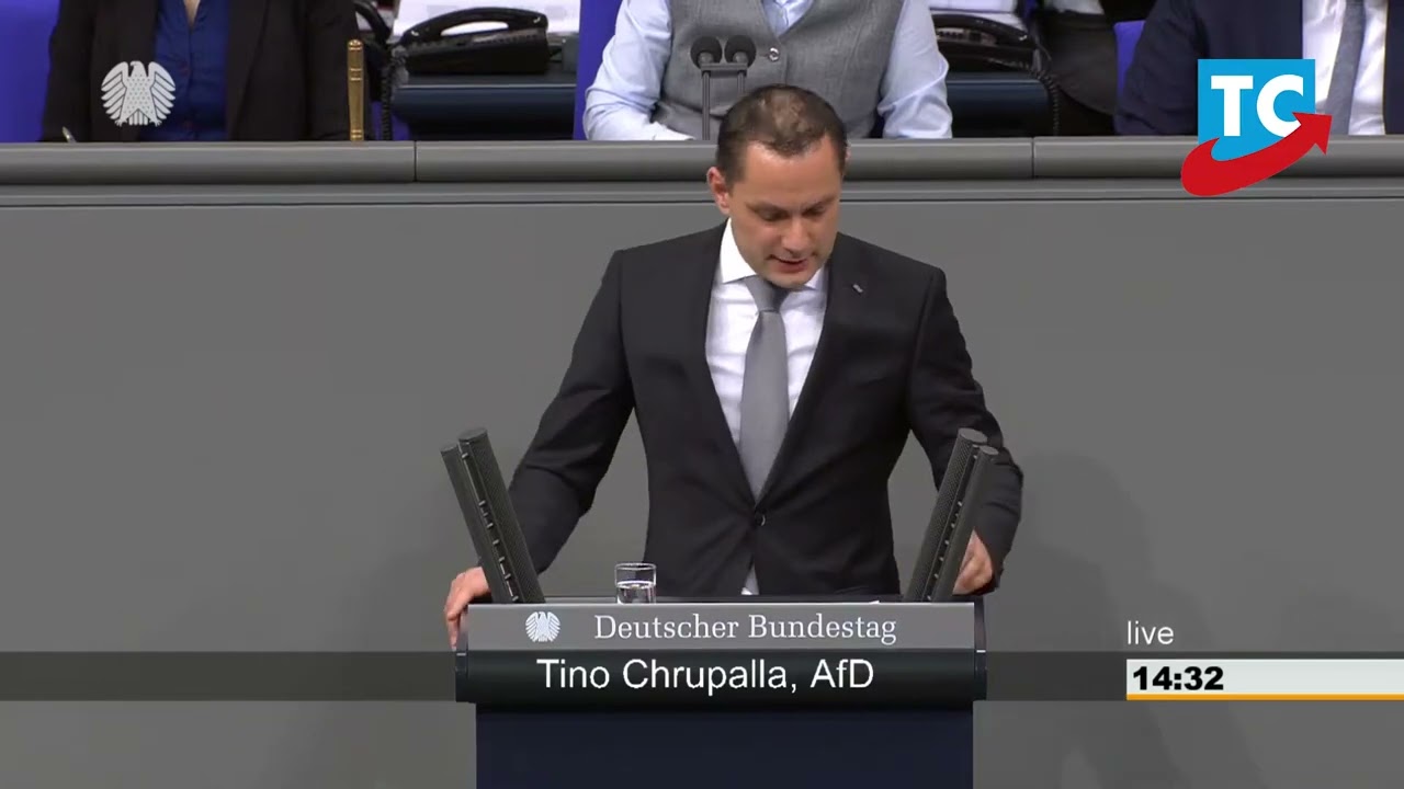 „Knall im Plenum! – Tino Chrupalla schlägt auf den Tisch!“