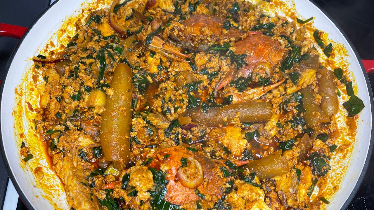 🇬🇭 How To Make Ghana Spinach Stew| Egg & Spinach Stew | Recipe | Step By Step | Lovystouch