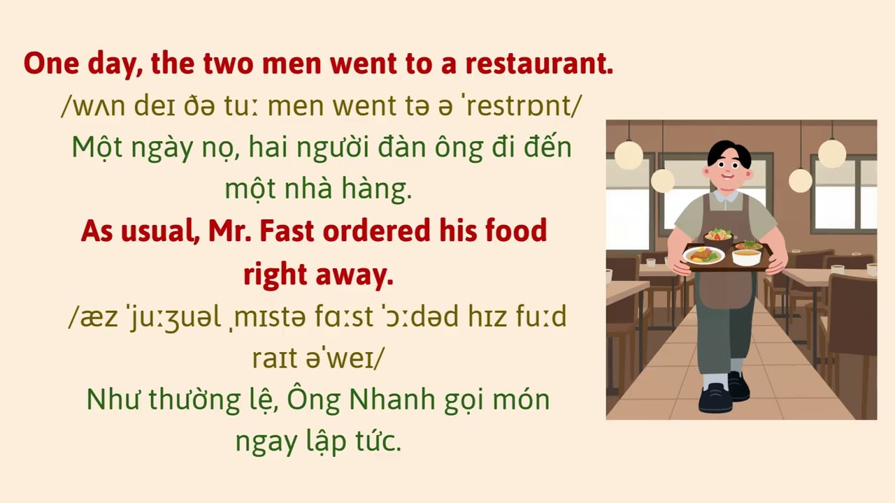 Story 23: Mr. Slow and Mr. Fast.