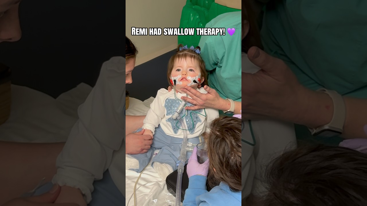Реми прошла терапию глотания! 💜 