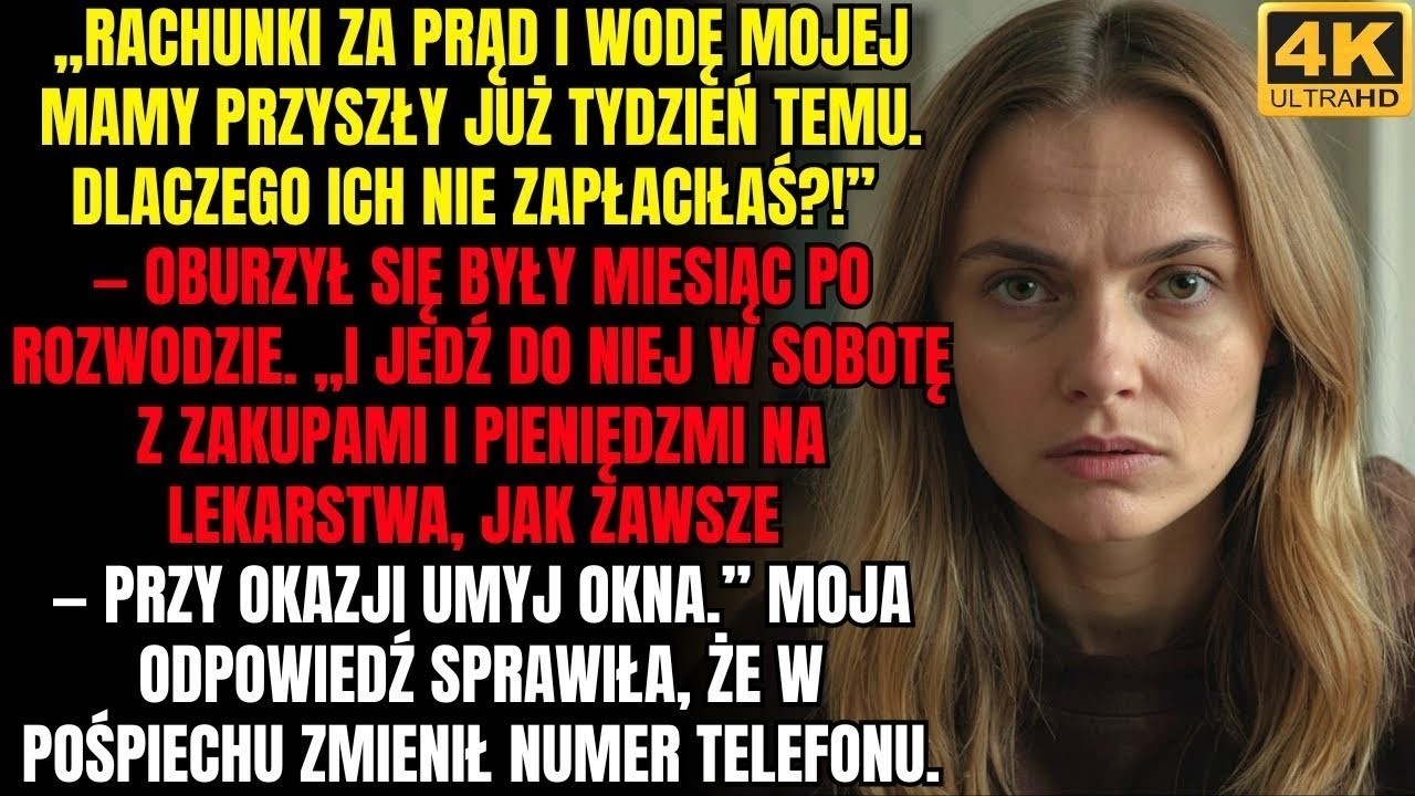 „Rachunki za media mojej mamy przyszły już tydzień temu  Czemu ich nie opłaciłaś !” — oburzył się by