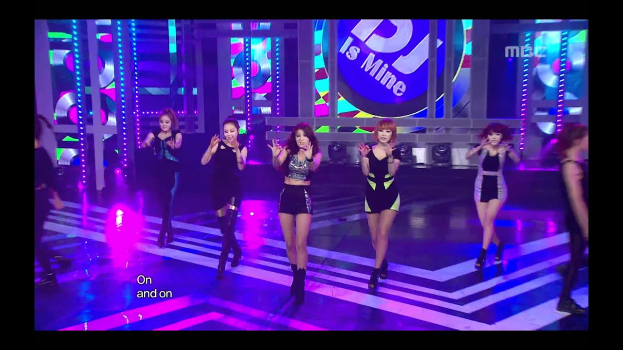 Wonder Girls - The DJ is mine, 원더걸스 - 디제이 이즈 마인, Music Core 20120609